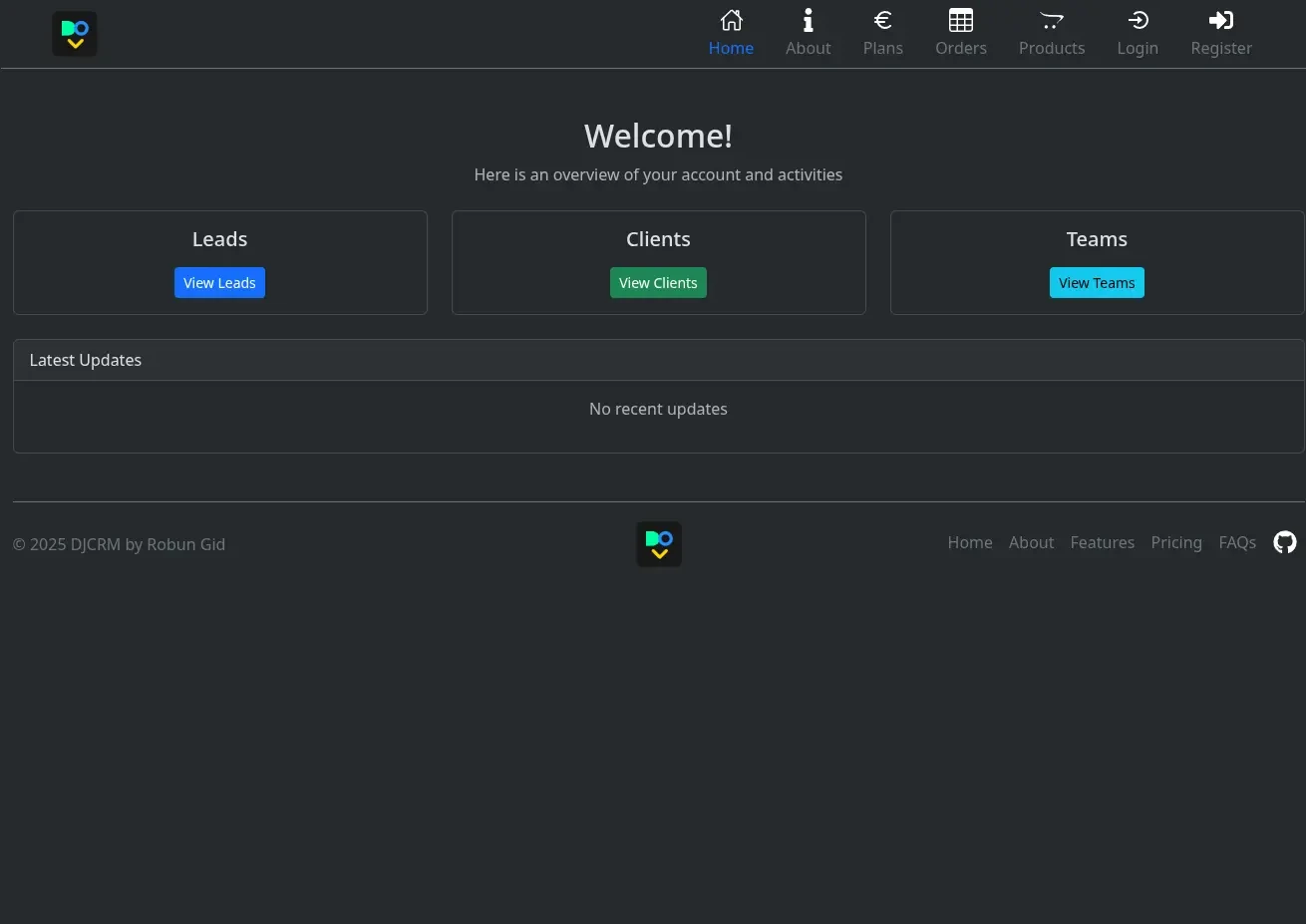 DJCRM CRM System
